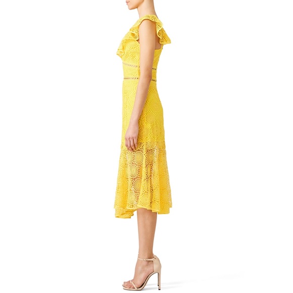 Saylor Yellow Leilani Dress - Picture 4 of 12